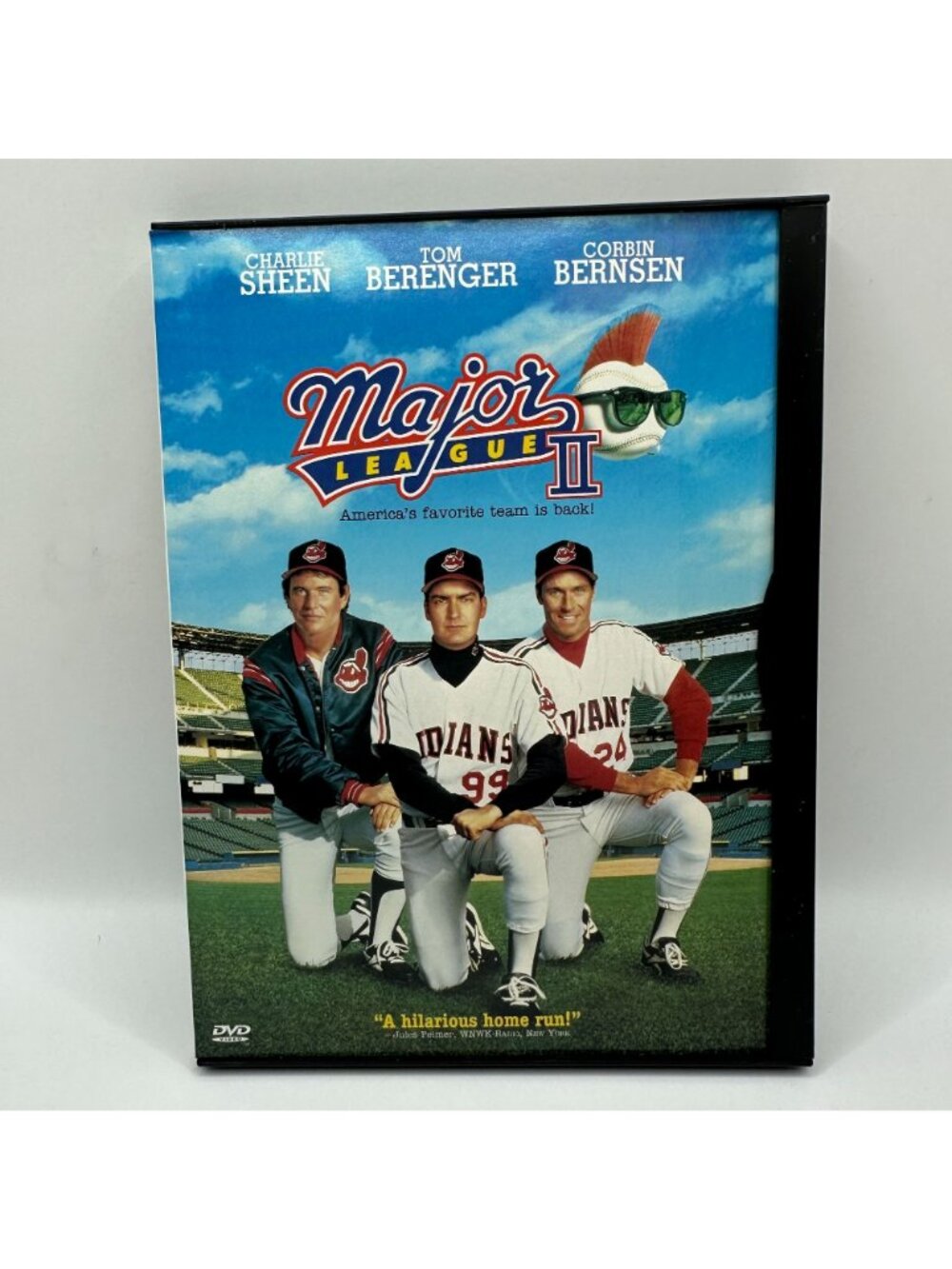 Major League II DVD 1994 Charlie Sheen Tom Berenger Comedy Full Screen Edition